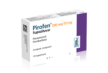 PIROFEN 200 MG/15 MG SUPOZITUAR (10 SUPOZITUVAR)